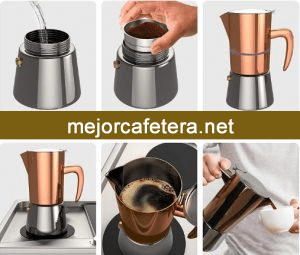 Preparar café mokka